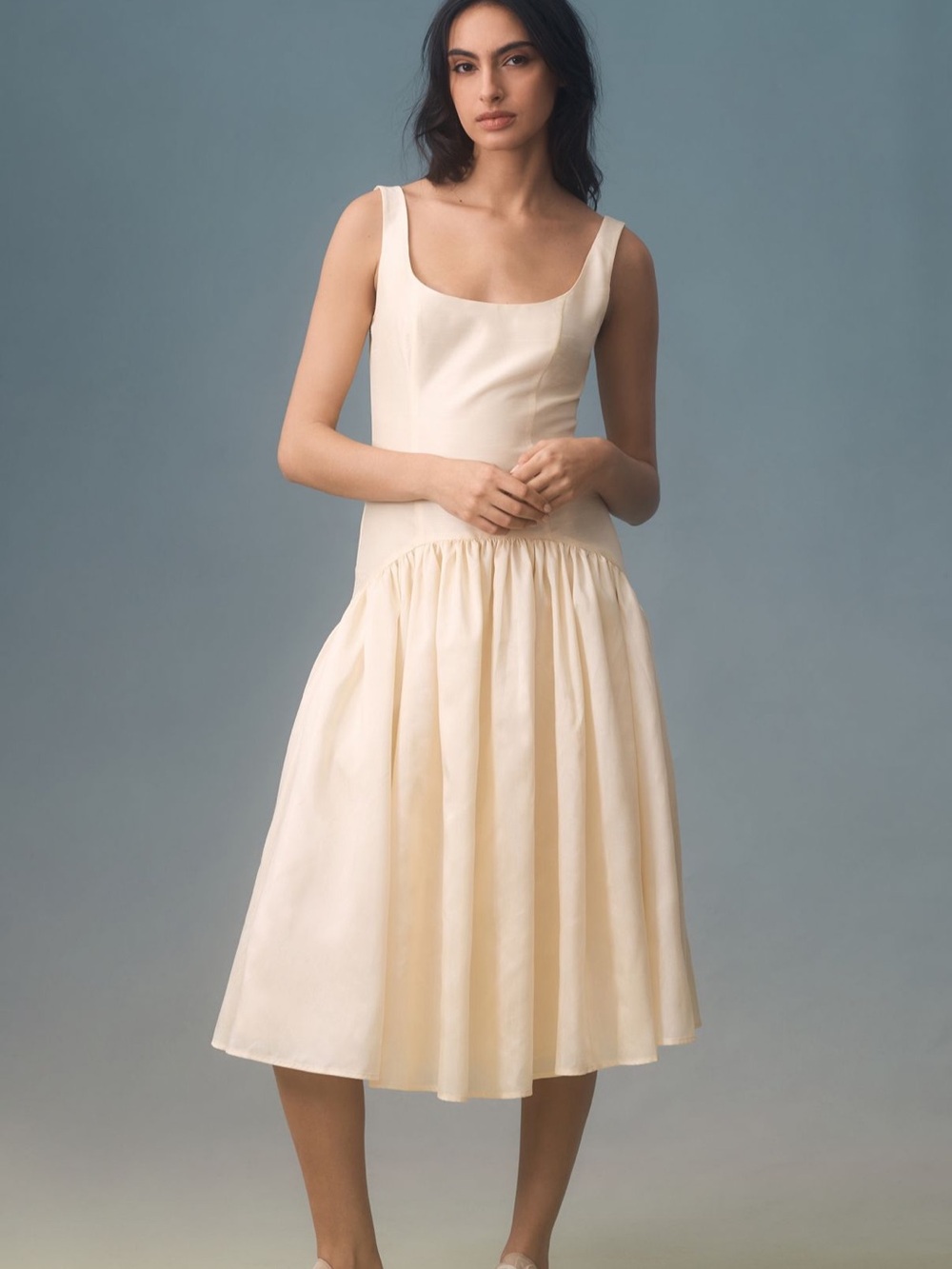 Hutch Drop waist midi dress